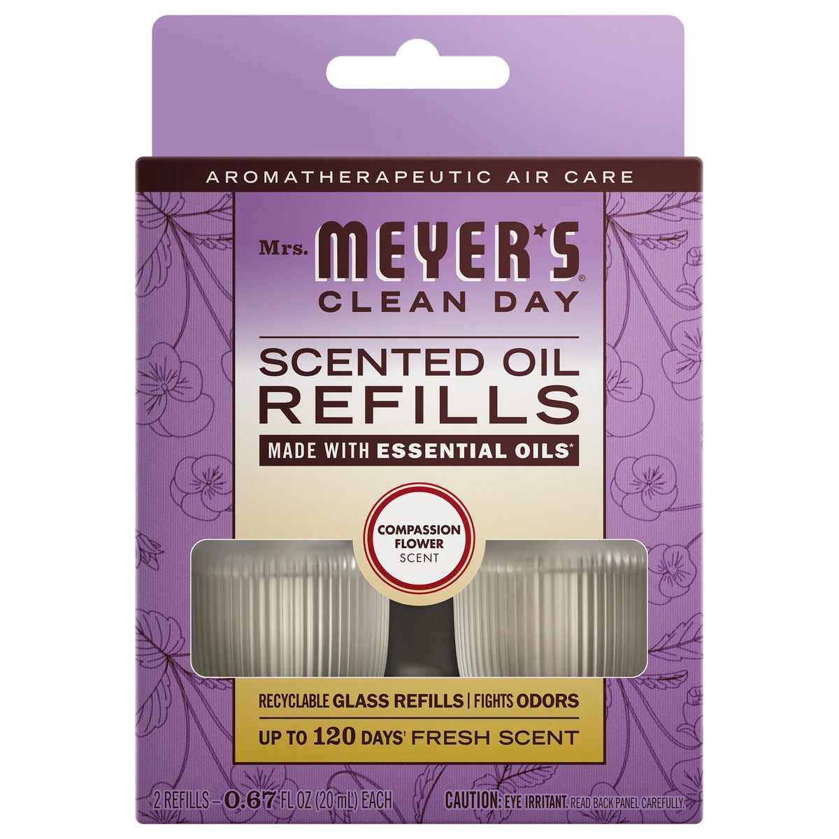 Compassion Flower Plug In Scented Oil Refill, 2-Pack