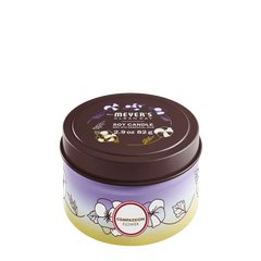 Compassion Flower Tin Candle